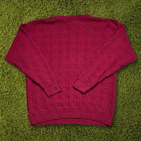 Vintage pattern knit sweater vanw - Picture 3 of 6